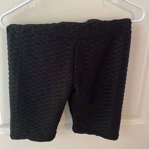Black Exercise Shorts